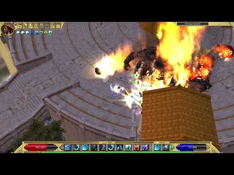 Titan Quest _ Phalanx Unyielding vs Typhons _ Chuck Norris Mod