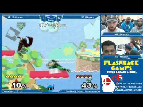 Flashback Games Presents: T20 - Articanus (Marth) Vs. Nicaboy (Sheik) Winners