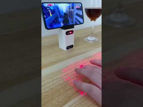 💡Laser KeyboardPortable ⌨️Virtual Laser Keyboard Bluetooth Keyboard With Mouse function 🙌