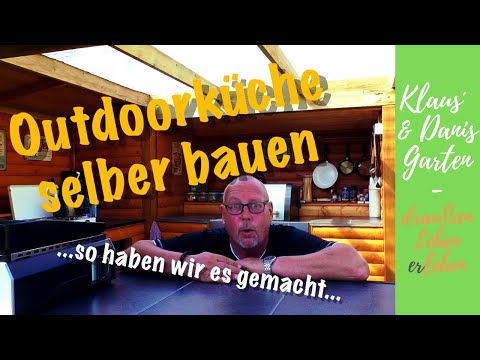 Outdoorküche im Garten selber bauen / Grillen auf der Plancha / Räucherlachs auf Kartoffelröstis