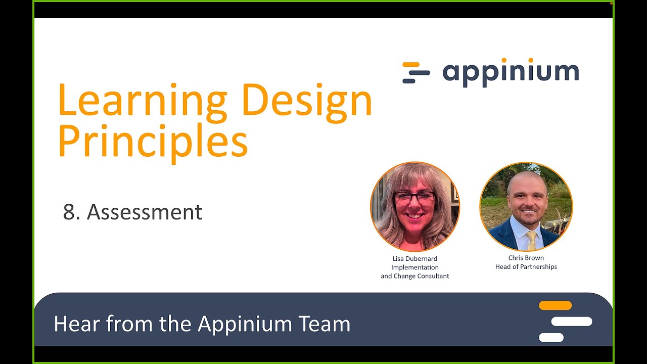 8  Assessment Learning Design Principles