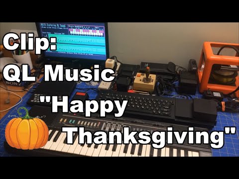 Quick Clip: Sinclair QL Playing a Nursery Rhyme