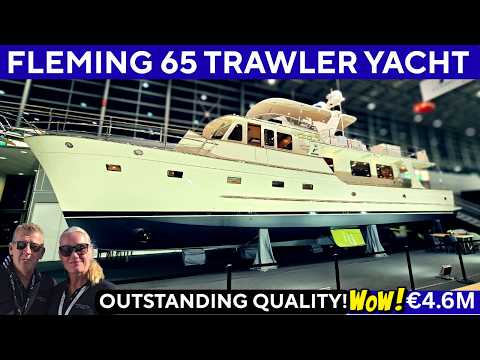 FLEMING 65 LONG RANGE TRAWLER YACHT - OUTSTANDING QUALITY