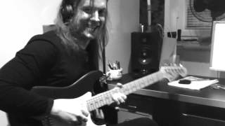 Dynazty - Rob Love Magnusson & Mike Laver recording extended guitarsolos for Japanese edition