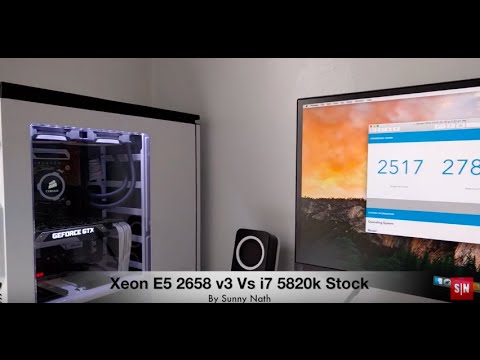 Xeon E5 2658 v3 Vs i7 5820k Stock Geekbench