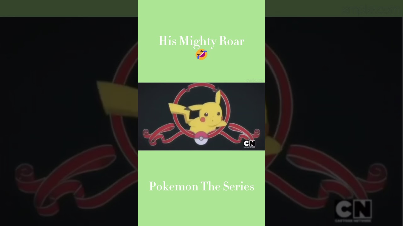 Pikachu's Mighty Roar! 😂#pokemon #pokemonmemes #anime #asthetic