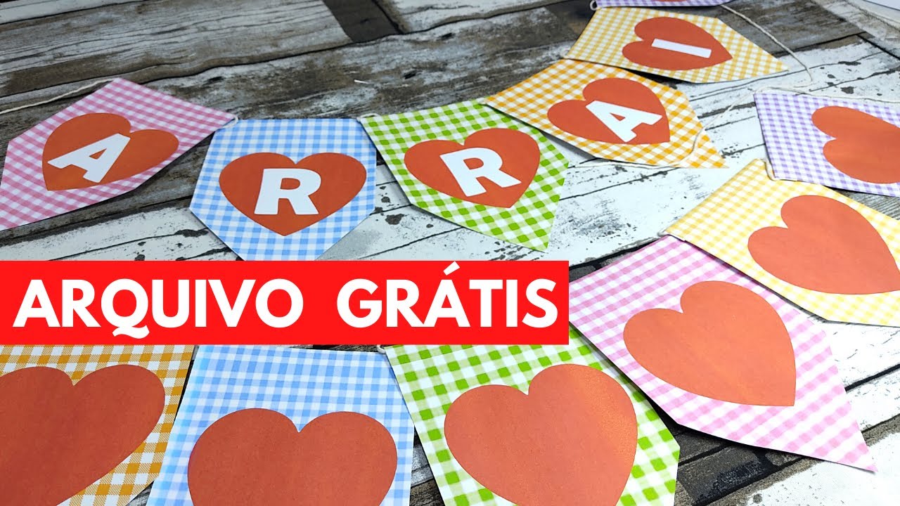 Watch Now Bandeirinhas para Festa Junina / Como Fazer Bandeirinhas - Arquivo Grátis Bandeirinhas para Festa Junina / Como Fazer Bandeirinhas - Arquivo Grátis