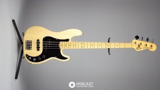 Video thumbnail for Fender Preicison American Deluxe 4 2010 Natural Ash [angeldust review] by AngelDust Guitars