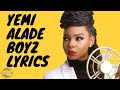 Yemi Alade - Boyz (Lyrics)