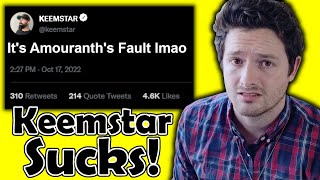 Keemstar's Amouranth Tweets Are Disgusting