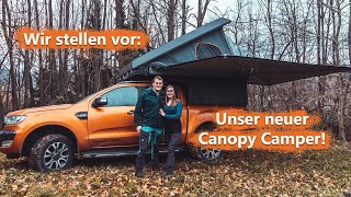 Wir habens echt getan! 😍 Canopy-Montage und Leer-Tour
