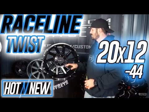 Hot n New Ep. 31: Raceline Twist Satin Black 20x12 -44