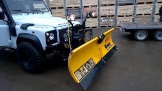 Meyer SuperV ™ snow plough for vehicles over 3.5 tonnes.