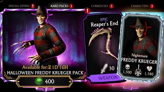 This Pack is BACK! Halloween FREDDY KRUEGER Pack Opening! EPIC Tower Gears!