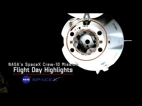NASA’s SpaceX Crew-10 Flight Day 2 Highlights