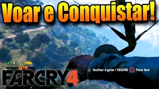 FAR CRY 4 - A PRIMEIRA TORRE, ABELHAS E ASA DELTA INSANA!