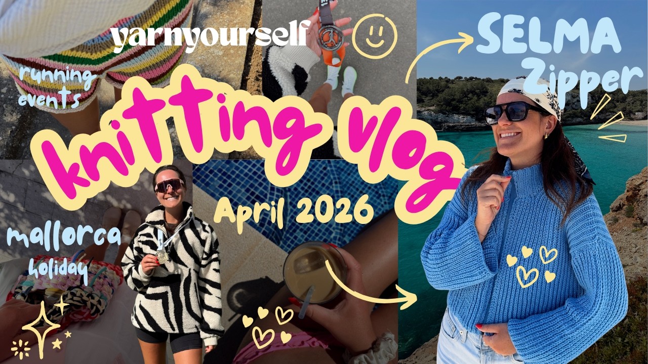 Creating the SELMA Zipper 🧶✨ New Pattern & Mallorca Vibes 🏝️ - Knitting Vlog #4