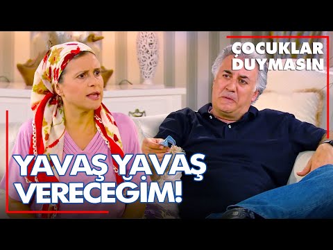 Haluk 100 lira bahşiş için Emine'yi uğraştırıyor😂 - Çocuklar Duymasın 106. Bölüm