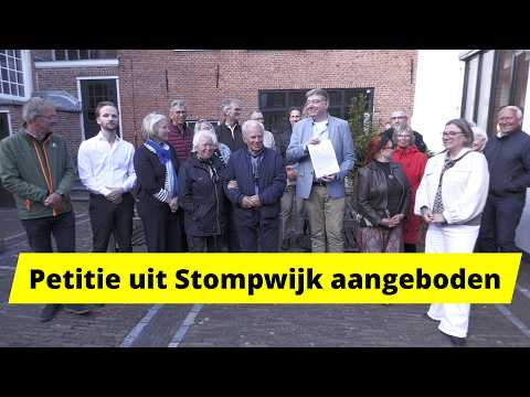 Laatste nieuws uit Leidschendam-Voorburg - Aanbieding van petitie woningbouw sociale huur Stompwijk