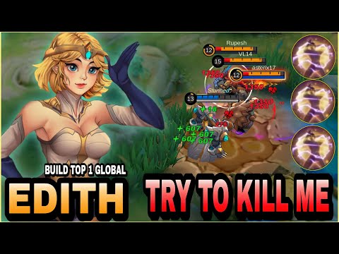 NEW META!! Edith Brutal Damage - Build Top 1 Global Edith ~ MLBB