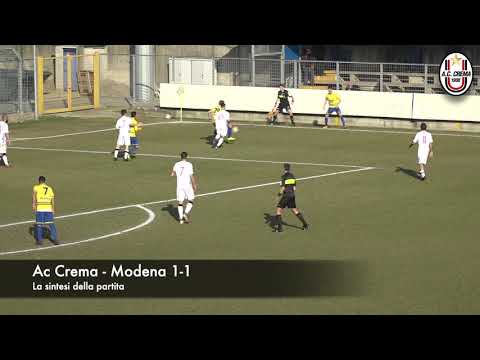 AC CREMA vs MODENA 1-1 (17/02/2019) - La sintesi della partita