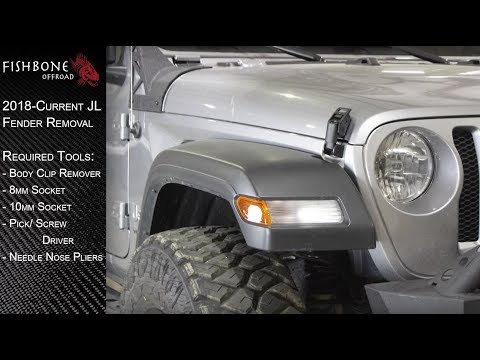 How to Remove Jeep Wrangler JL Stock Fender Flares: A Step by Step Guide