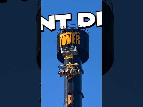 I Rode The TALLEST Drop Tower In Australia! #shorts #dreamworld