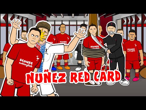 DODGY STRIKER! Nunez sent off vs Crystal Palace (Liverpool vs Palace 1-1)