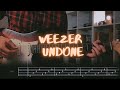 Undone The Sweater Song Weezer Сover Guitar Tab Lesson Tutorial