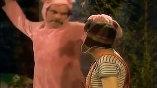 El Chapulin Colorado - El Peterete le da un coscorrón al El Chavo del 8