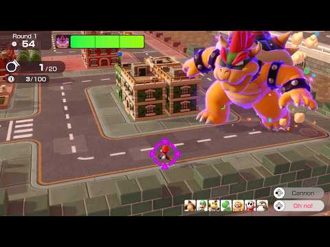 GIANT IMPOSTER BOWSER AND BANZAI BILLS!! Super Mario Party Jamboree (Kaboom Squad: Bullet Bills Lvl)