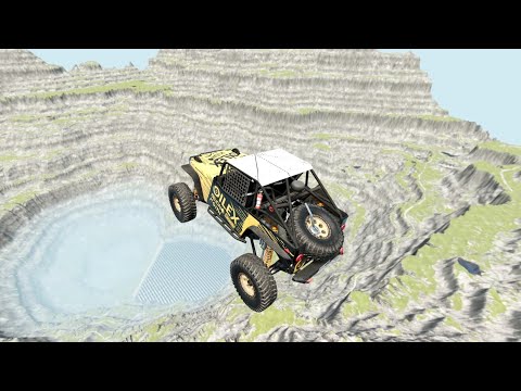 Cars vs Leap of Death | Beamng Drive Gameplay - 54