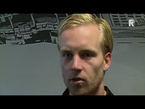 Daan Bovenberg na afloop van Heracles Almelo - Excelsior