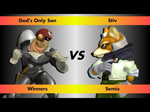 NMBBQ Winners Semi-Finals - Stiv (Fox) Vs. God's Only Son (Falcon) - SSBM