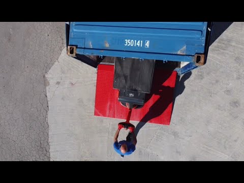 Rampe d'accès pour conteneur au sol, facilement déplaçable - Capacité 8T - AZ RAMP HCRY-08_7