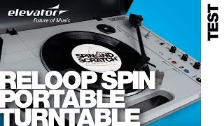 Video thumbnail for Reloop SPIN - Portable Turntable - Test (english - german Subtitles) by Elevator DJ