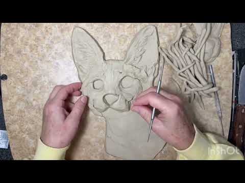 Sculpting a Savannah Cat “Xion” | Pet Portraits by Sondra Alexander Art