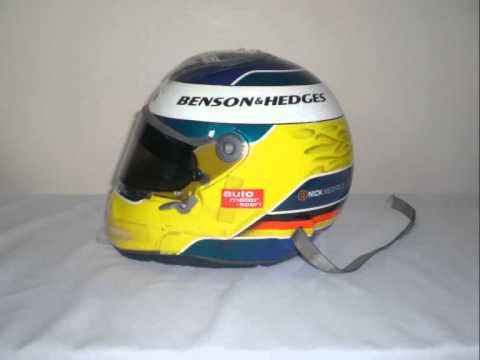 Nick Heidfeld 2004 Jordan race helmet