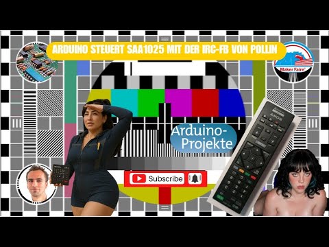 Retro-Elektronik - ARDUINO steuert SAA1025 mit der IRC-FB von POLLIN