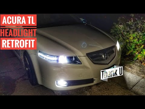ACURA TL SUCCESSFUL HEADLIGHT RETROFIT