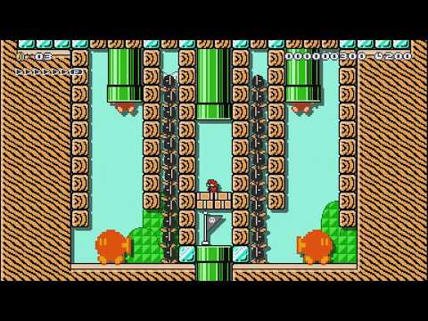 Thwomp Chase: Make Your Escape by Raviesta - Super Mario Maker 2 - No Commentary 1bv