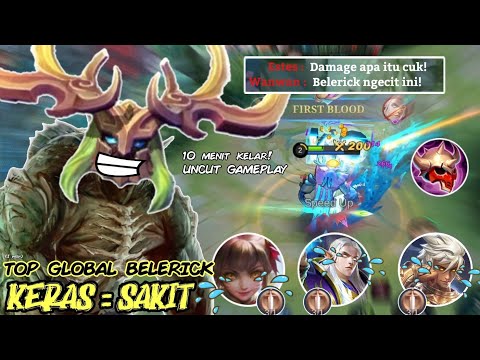 MONSTER TANK! ROTASI ROAMER NEW SEASON!  BELERICK BEST BUILD 2022 | KERAS + SAKIT | MLBB ✓