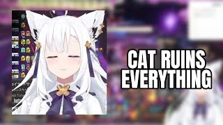 Cat Crashes FFXIV Treasure Map at the Worst Possible Time | Shirakami Fubuki