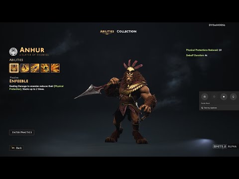 Smite 2 - Alpha Weekend 1 - [No Commentary] Anhur Duo lane