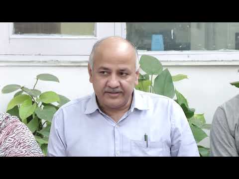 Senior AAP Leader Manish Sisodia Gives Briefing saying that BJP deleted 10 lakh Voters from the List
