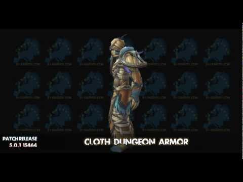 Mists of Pandaria Dungeon Cloth Armor