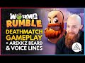 Worms Rumble Deathmatch Gameplay + Arekkz Gaming Beard & Voice Lines!