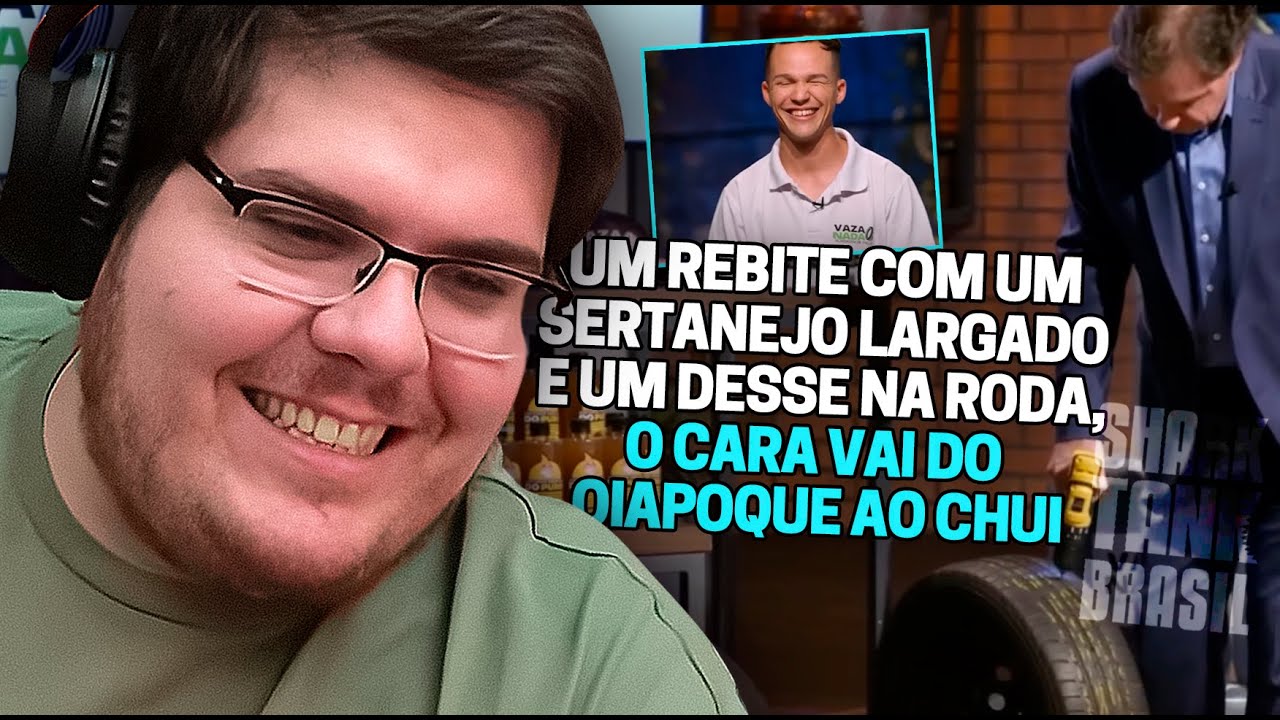 CASIMIRO REAGE: PNEU BLINDADO! FUROS NUNCA MAIS - SHARK TANK BRASIL (8ª TEMP) | Cortes do Casimito