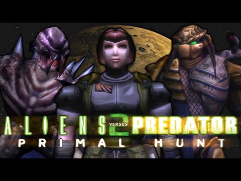 Aliens vs Predator 2: Primal Hunt  - Game Movie (Сhronological Сut, 4K 60fps)