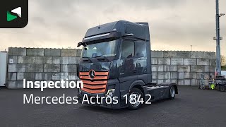 Tracteur routier Mercedes-Benz Actros 1842 4X2 GigaSpace Mega Retarder 2xTanks ACC Standklima E à vendre - Image 4 | Autoline CG Tracteur routier Mercedes-Benz Actros 1842 4X2 GigaSpace Mega Retarder 2xTanks ACC Standklima E | Image 4 - Autoline